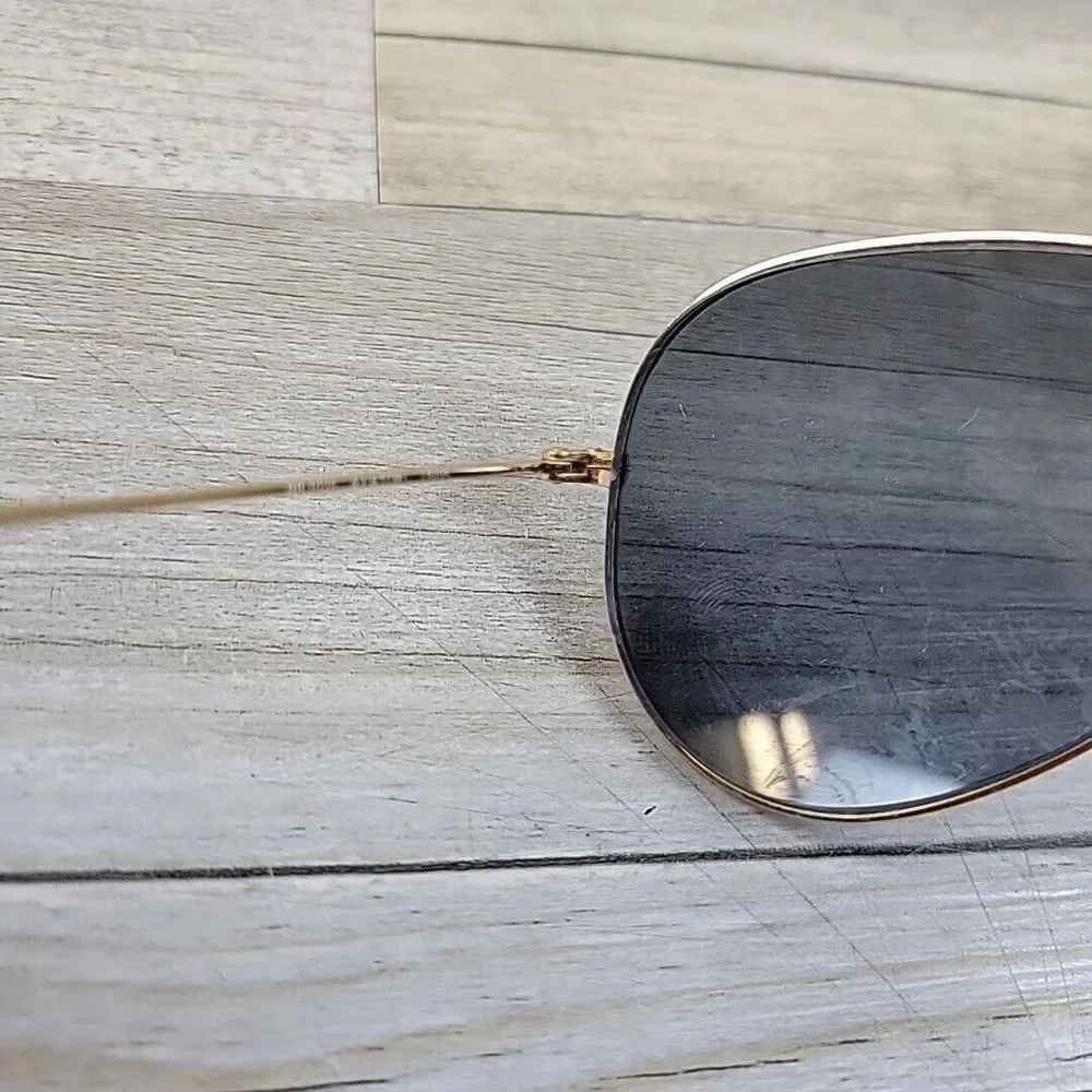 Ray-Ban Sunglasses RB3025 L0205 Aviator Gold Metal  58-14 Italy FRAMES‎ ONLY